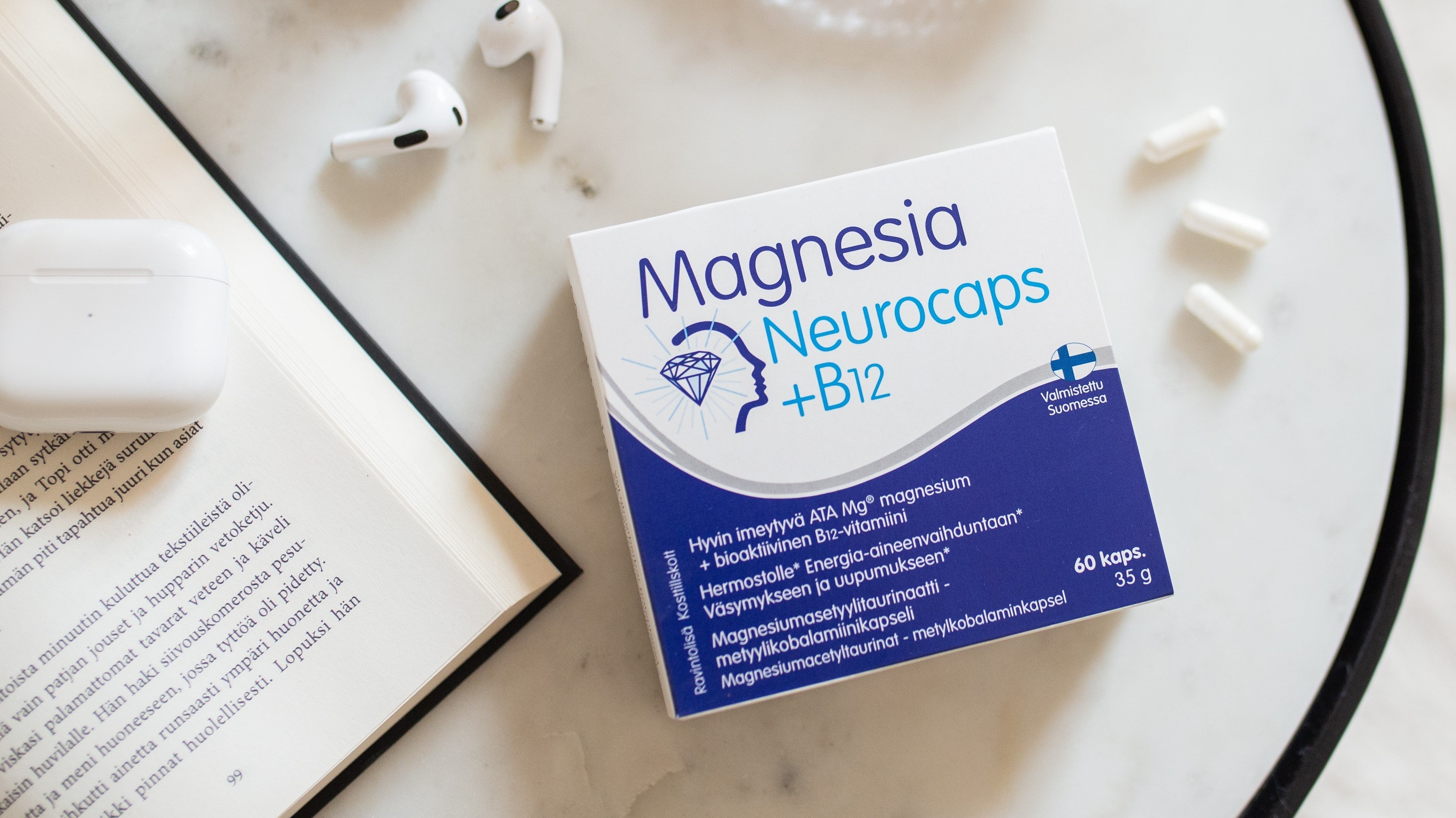 Magnesia Neurocaps + B12 kotelo