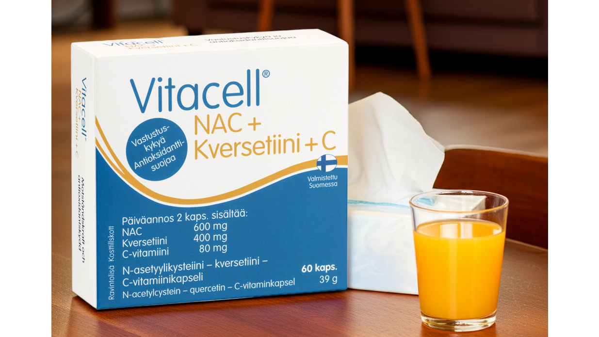 Vitacell NAC + Kversetiini + C kotelo