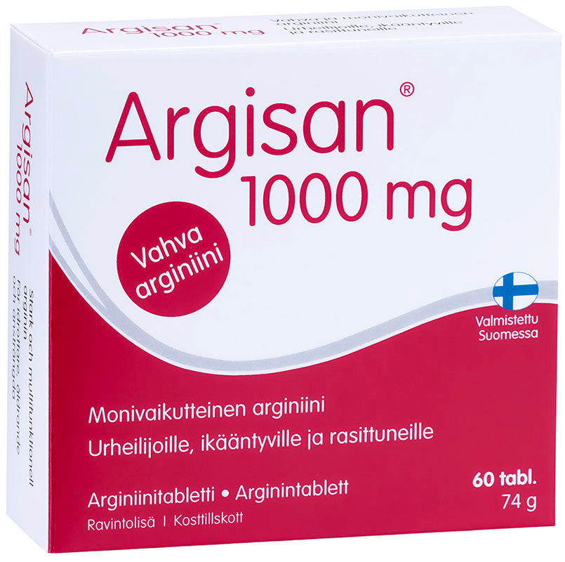 Argisan 1000 mg 60 tablettia kotelossa