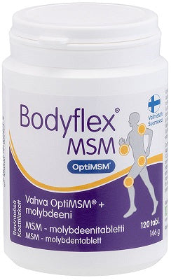 Bodyflex MSM 120 tablettia purkissa