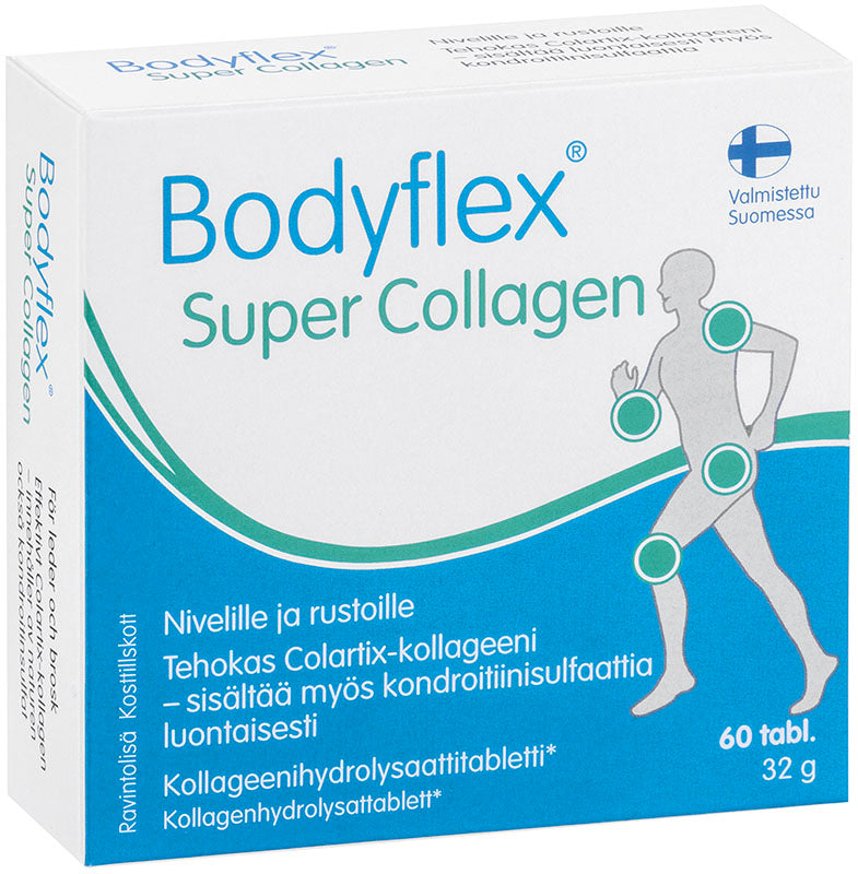 Bodyflex Super Collagen 60 tablettia kotelossa