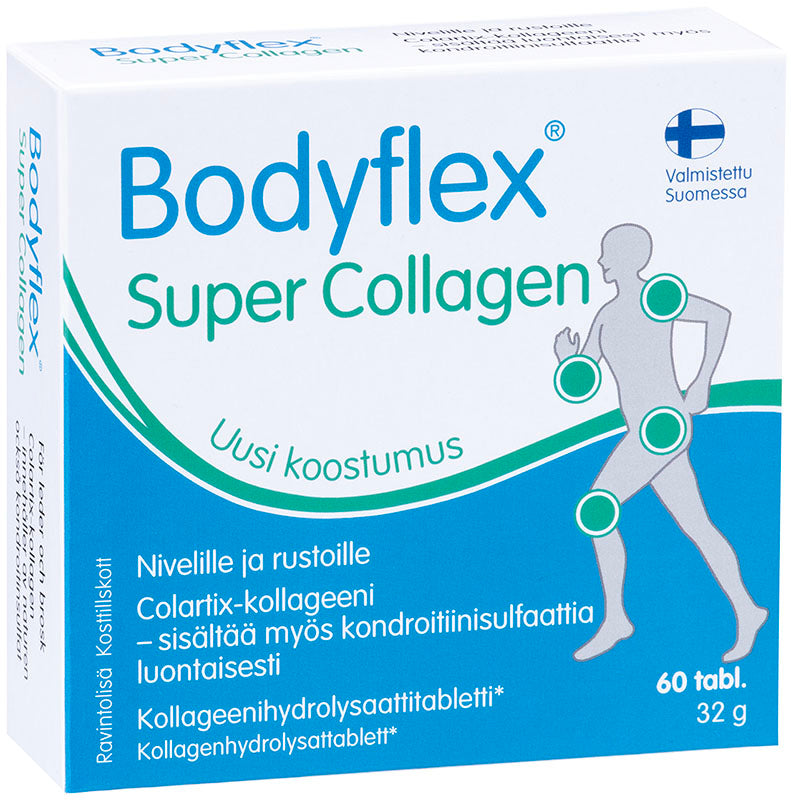 Bodyflex Super Collagen 60 tablettia kotelossa