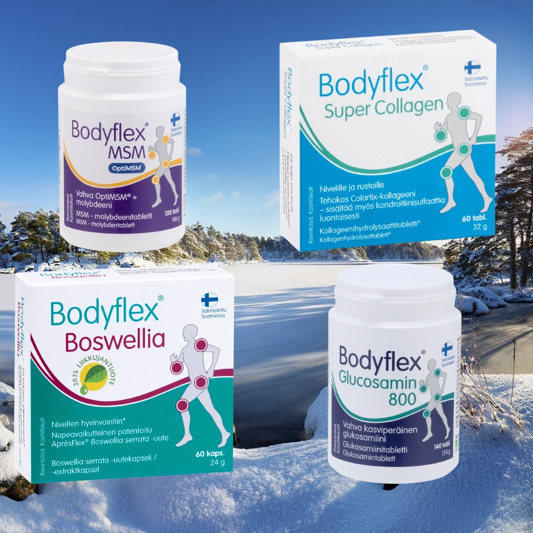 Neljä Bodyflex tuotetta