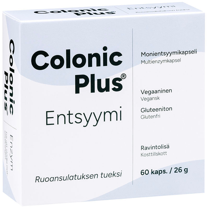 Colonic Plus Entsyymi 60 kapselia kotelossa