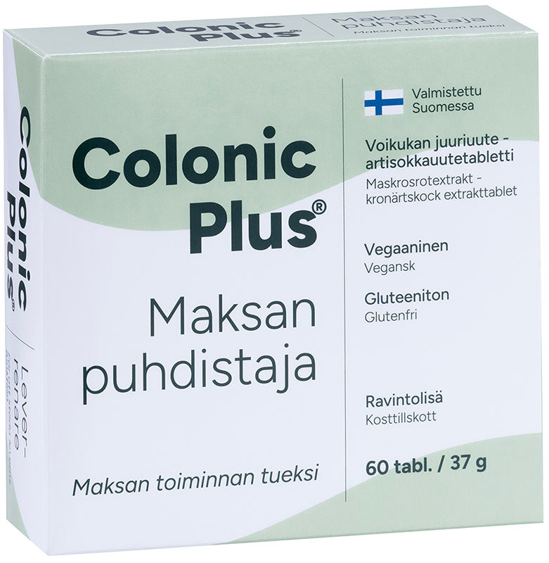 Colonic Plus Maksan puhdistaja 60 tablettia kotelossa