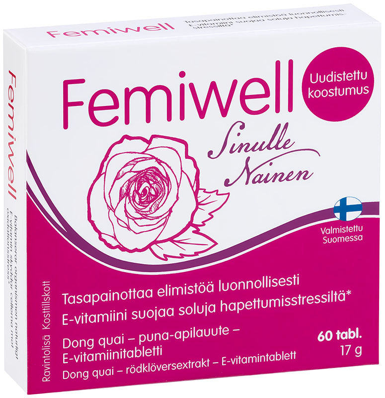 Femiwell 60 tablettia kotelossa