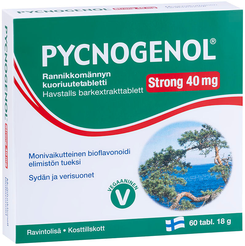 Pycnogenol Strong 40 mg 60 tablettia kotelossa