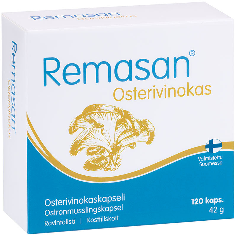 Remasan 120 kapselia kotelossa