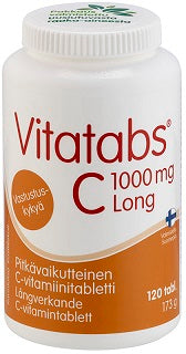 Vitatabs C 1000 mg Long 120 tablettia purkissa