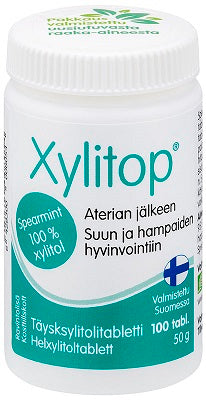 Xylitop Spearmint 100 tablettia purkissa