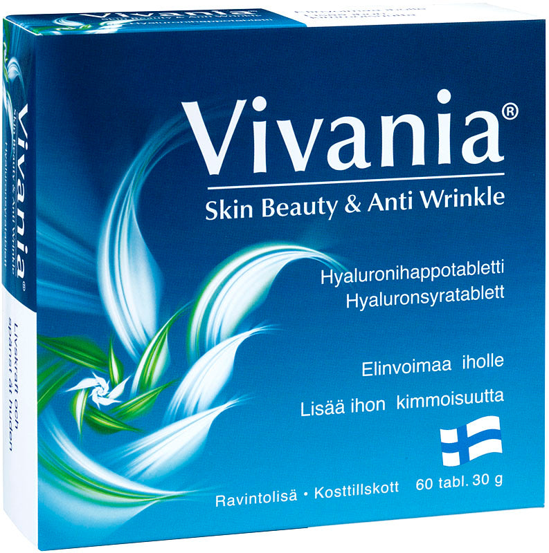 Vivania Skin Beauty & Anti Wrinkle 60 tablettia kotelossa
