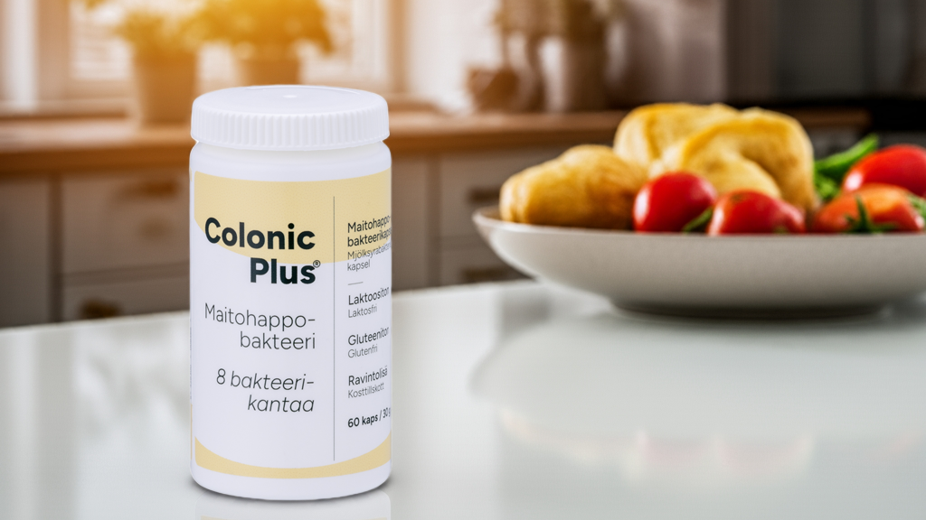 Colonic Plus Maitohappobakteeri purkki