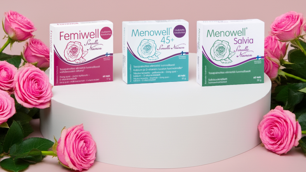 Femiwell, Menowell 45+ ja Menowell Salvia kotelot
