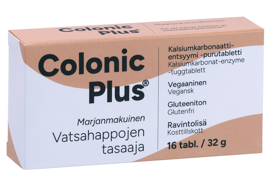 Colonic Plus® Vatsahappojen tasaaja 16 tabl.