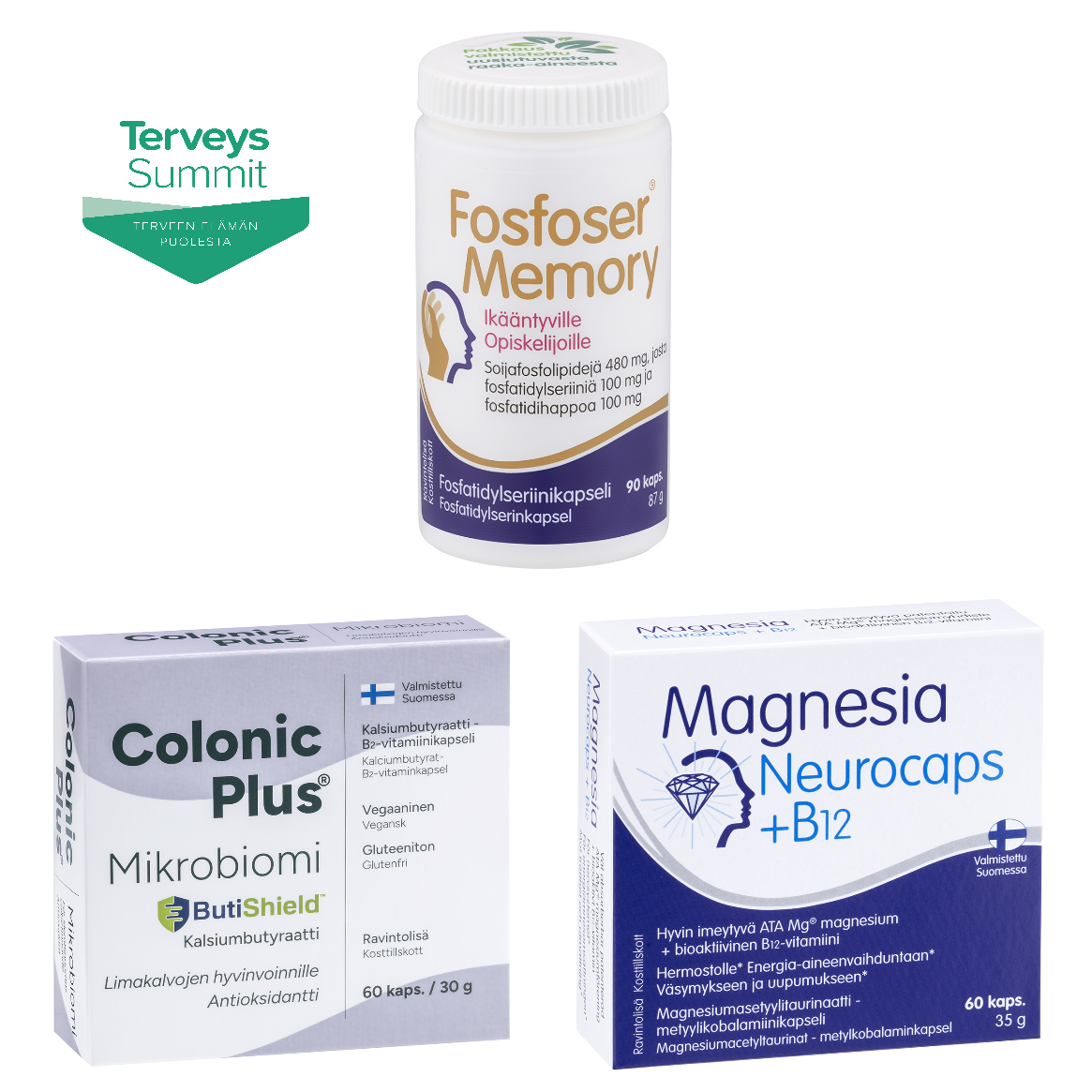 Suolisto-aivoyhteys paketti