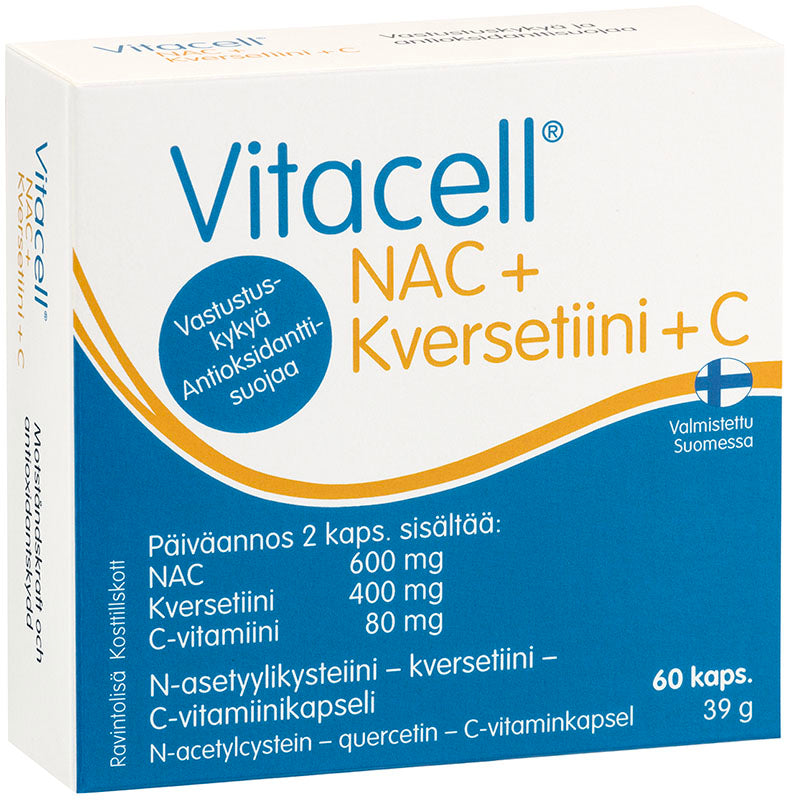 Vitacell® NAC + Kversetiini + C 60 kaps.