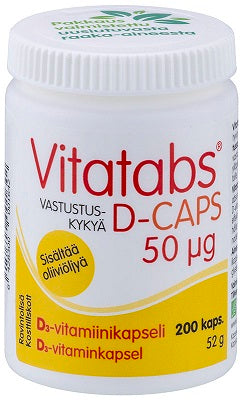 Vitatabs® D-Caps 50 µg 200 kaps.