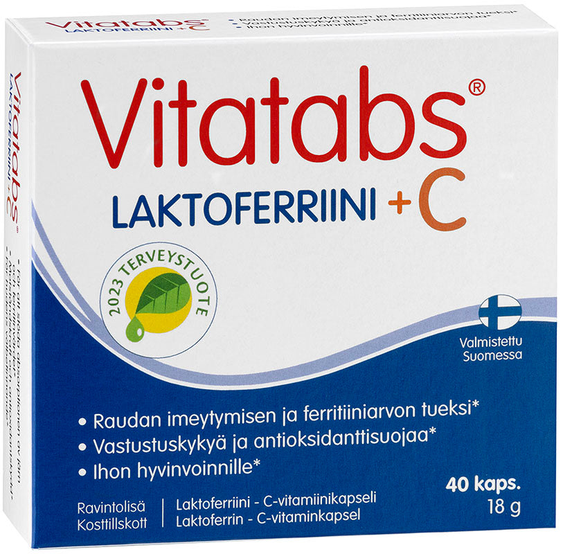 Vitatabs® Laktoferriini + C 40 kaps.